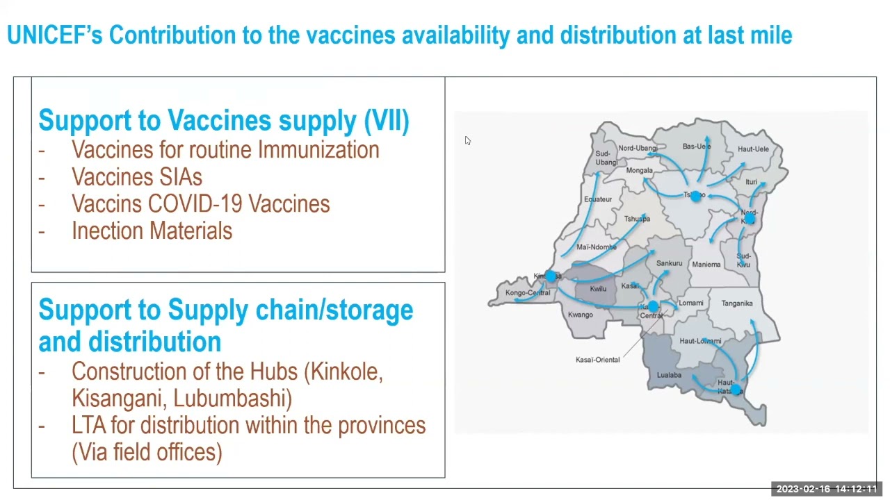 Interventions de la chaîne d'approvisionnement en vaccins: leçons et meilleures pratiques
