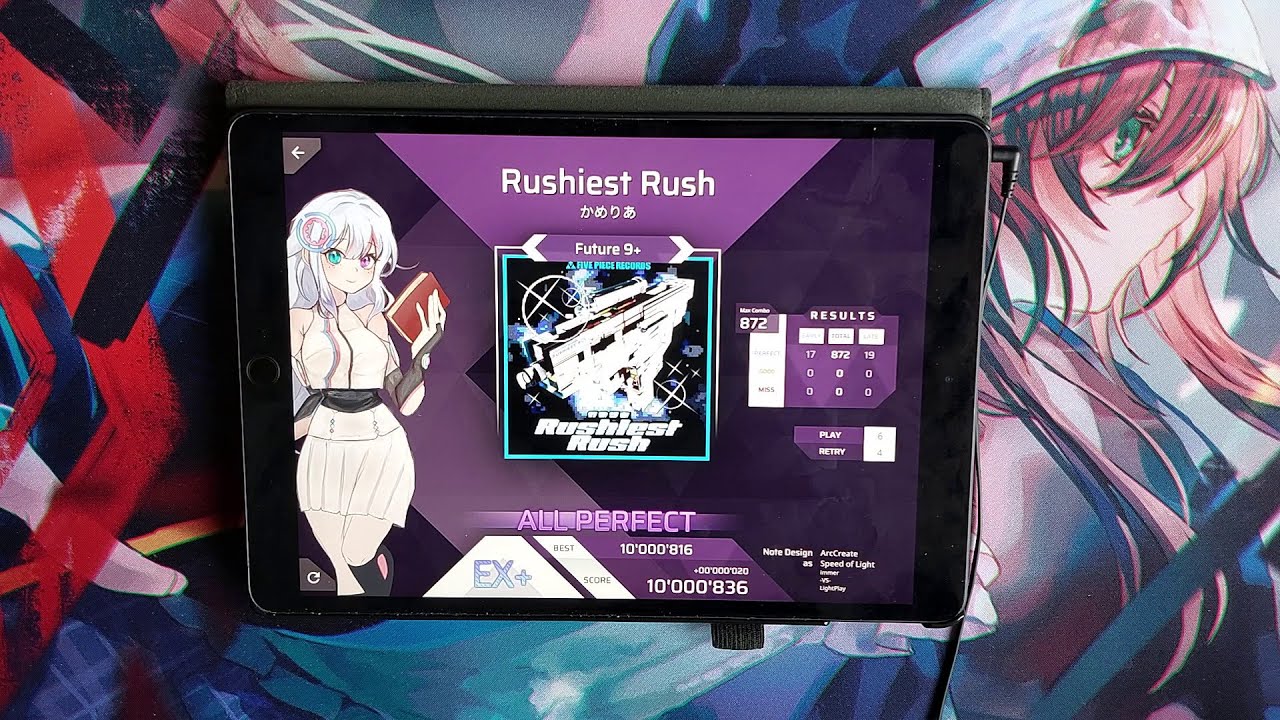 [ArcCreate] Rushiest Rush - かめりあ (All Perfect | Max -36) - YouTube