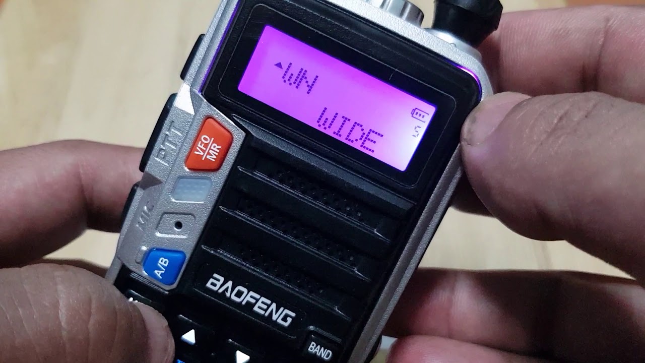 วิธีปรับสเตป Step Baofeng S9