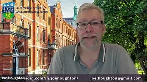 UCD Smurfit MSc in Project Management - full time - intro Sept 2022   Joe Houghton