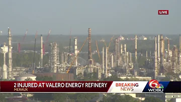 Two injured in fire at Valero refinery in St. Bernard Parish