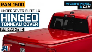 2019 RAM 1500 UnderCover Elite LX Hinged Tonneau Cover  PrePainted Review & Install