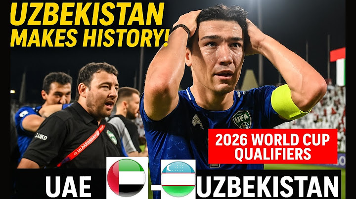 Uzbekistan Makes History! 🇺🇿 | UAE vs Uzbekistan Highlights | 2026 World Cup Qualifiers |June 5 2025