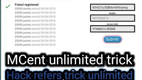 MCent loot hack refers trick unlimited laster video working trick
