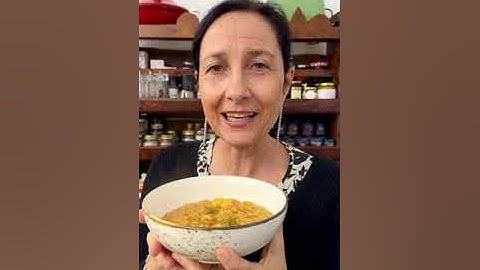 Zuppa di lenticchie rosse e patate