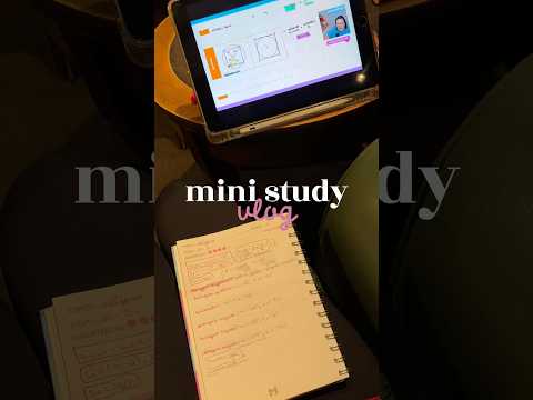 mini study vlog | vestibulanda de medicina