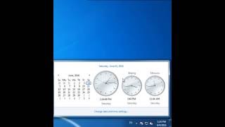 How to Show Different Time Zone Clock on Windows Desktop