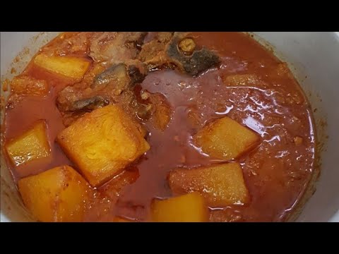 طبيخ القرع من المطبخ السوداني