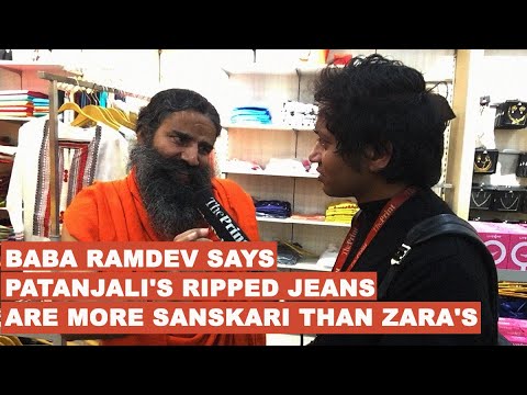 Baba Ramdev says Patanjali's ripped jeans are more sanskari than Zara's