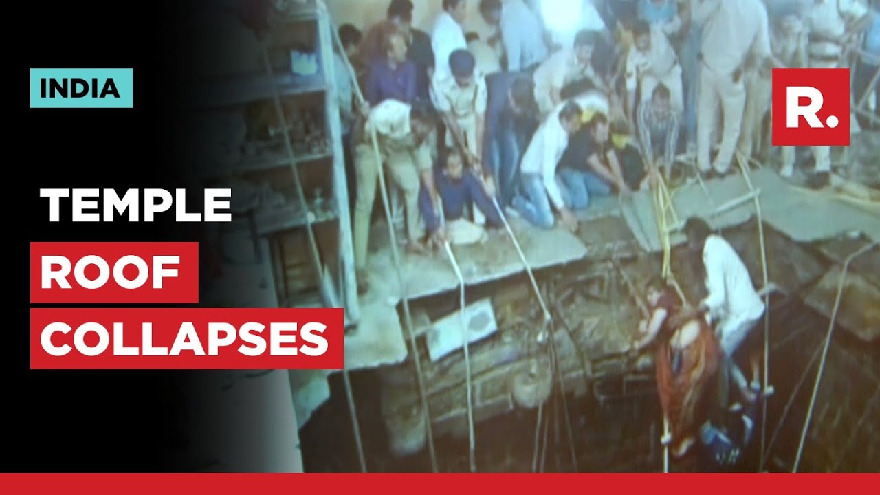 Madhya Pradesh: Temple Roof Collapses In Indore; Rescue Ops On