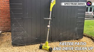Ryobi Patio Cleaner with Wire Brush // Is it worth getting? // RY18PCA-0