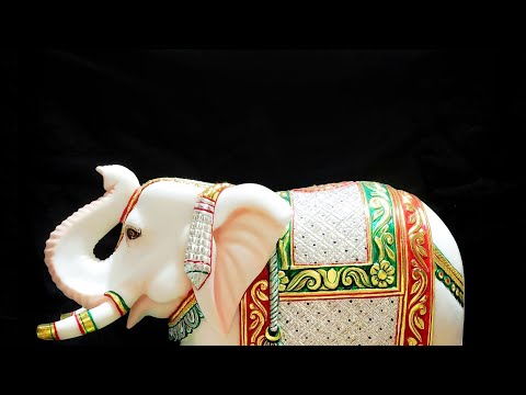 Marble Elephants Sculpture | Antique Elephant #Showpiece | Animal Statues #vinaymoorti
