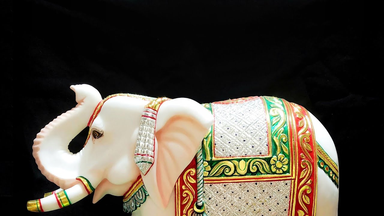 Marble Elephants Sculpture | Antique Elephant 