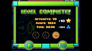 Geometry Dash Blue Hell by LaZye 100% Completed [Demon]