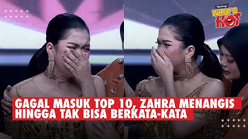 Momen Haru Zahra Gagal Masuk Top 10 D’Academy 7, Menangis Hingga Tak Bisa Berkata-Kata