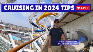 Talking Cruising in 2024 Tips Live: Sunday 26 November 2023 (5pm UK / Noon ET/ 9am PT)