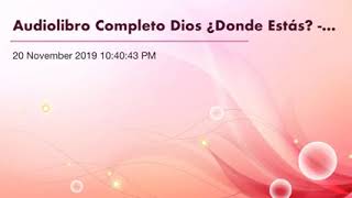 Dios ¿Donde Estás_ - John Bevere -   Audiolibro Completo(240P) by Evangelista Raul Bastidas 7 13 views 1 year ago 6 hours, 8 minutes