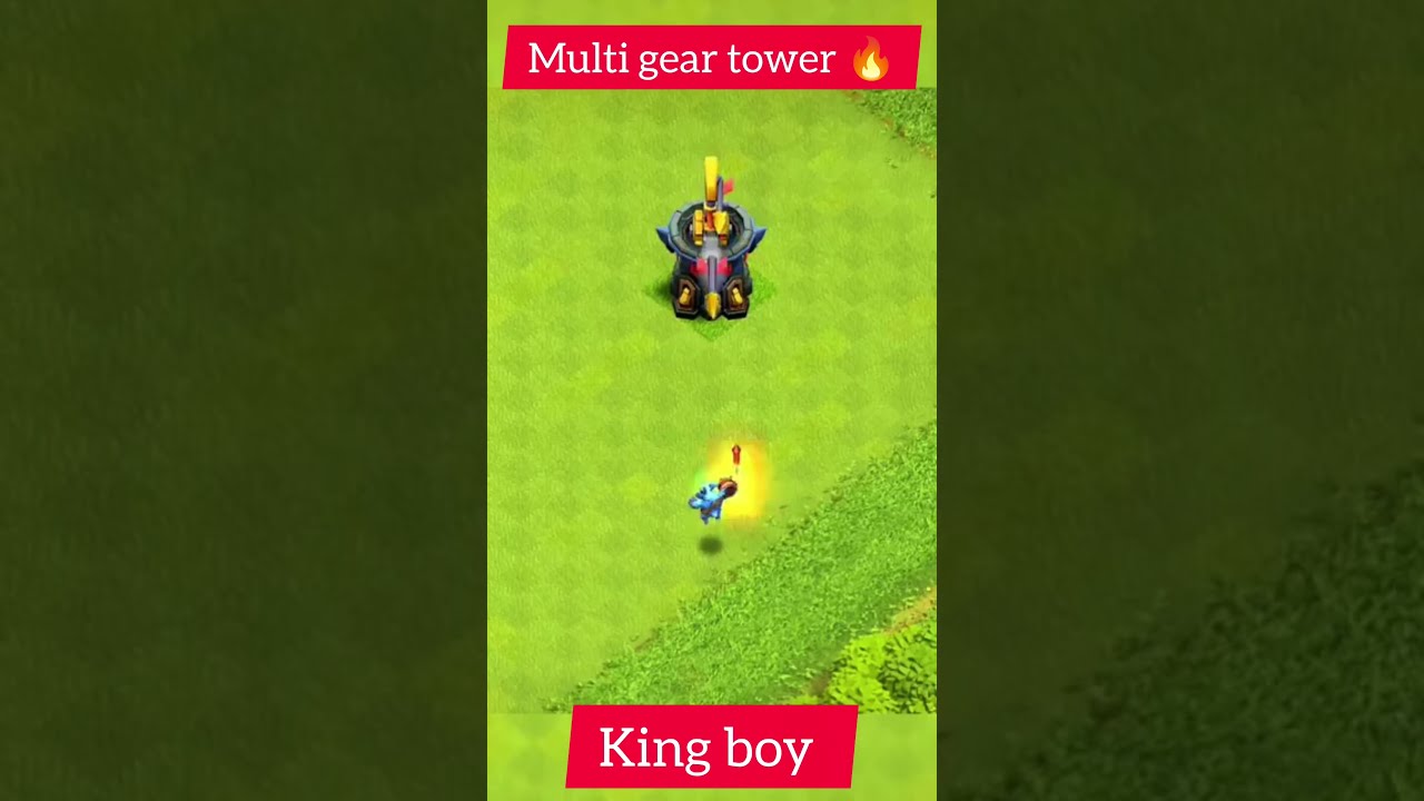 New Multi Gear Tower Is Clash Of Clans Shorts Clashofclans Coc Supercell Kingboyy07