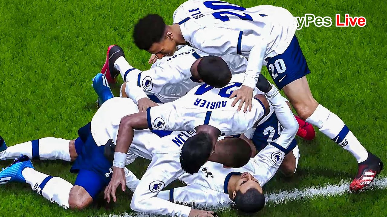 PES 2020 - Tottenham vs Wolverhampton - Full Match & Goal - Gameplay PC