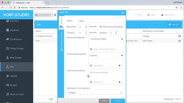 How to create an IVR system on VoIPstudio