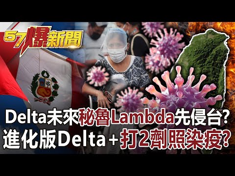 Delta未來秘魯Lambda先侵台？ 進化版Delta+打2劑照染疫？！-汪潔民 徐俊相《57爆新聞》網路獨播版-1900 2021.06.24