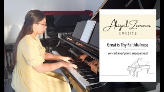 Great is Thy Faithfulness | Very Advanced Piano Solo | Hymn Arrangement