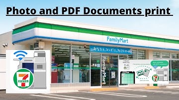 How to print Photos  and  PDF Documents at Convenience Stores in Japan? Easy