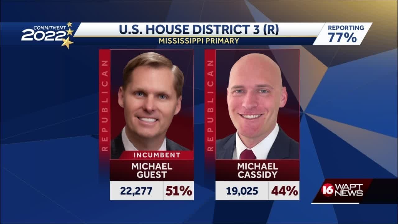 Mississippi First Congressional District Primary Election Results 2022