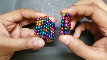 How to make 6X6 magnetic balls/buckyballs cube - Super engaging activity