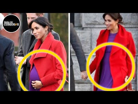 Vídeo: Tão Escondida Meghan Markle Sua Gravidez