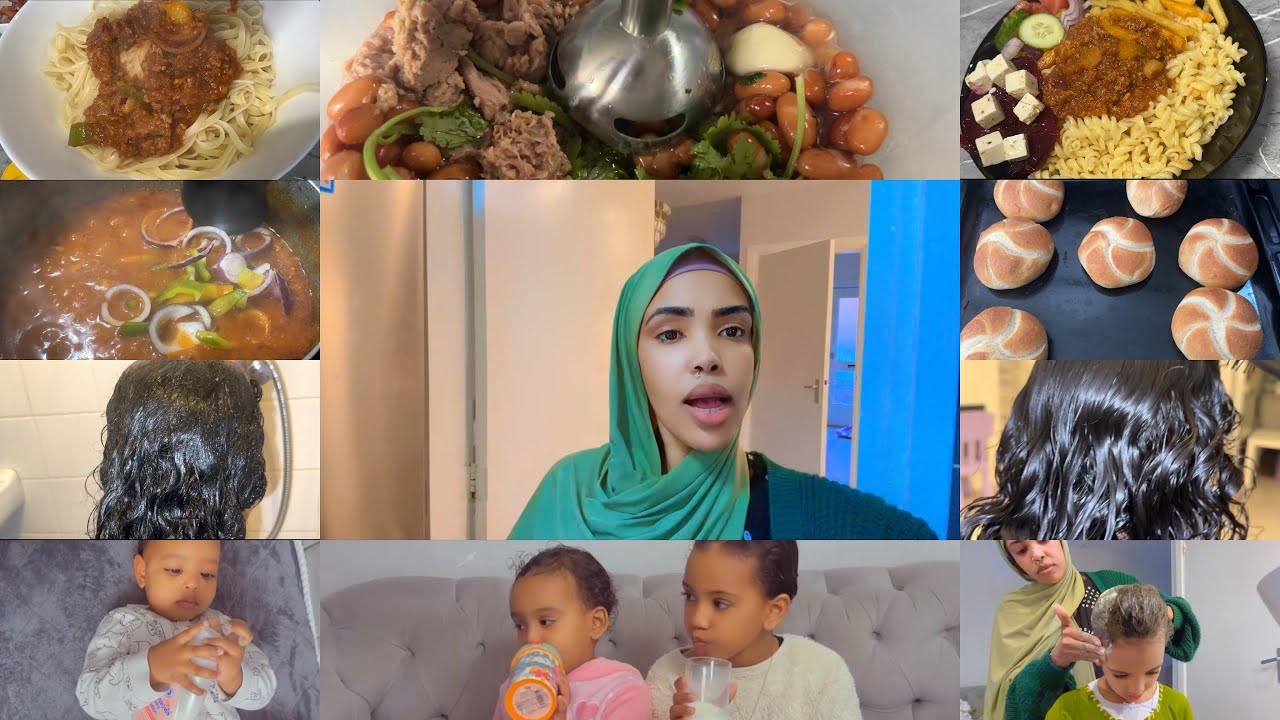 🎀hooyo5ilmood routine ,cunto,timaha ilmaheyga waxan u isticmala ,shampoo,nafaqo,saliid,vitamin