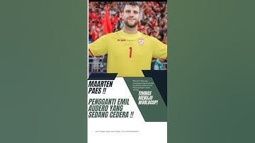 Maarten Paes jadi opsi pengganti Emil Audero yg cedera ‼️ #timnasindonesia #pssi #liga1 #beritaviral