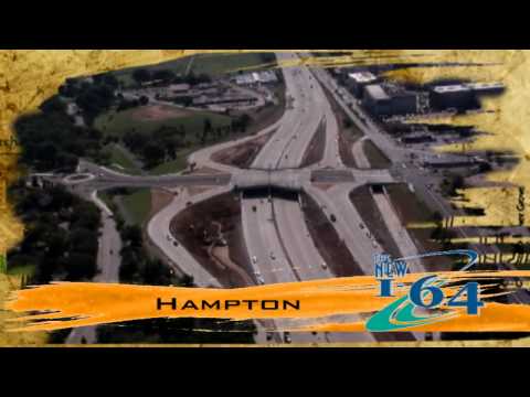 Come fly with us as we view progress on the new I-64 in St. Louis, Mo.