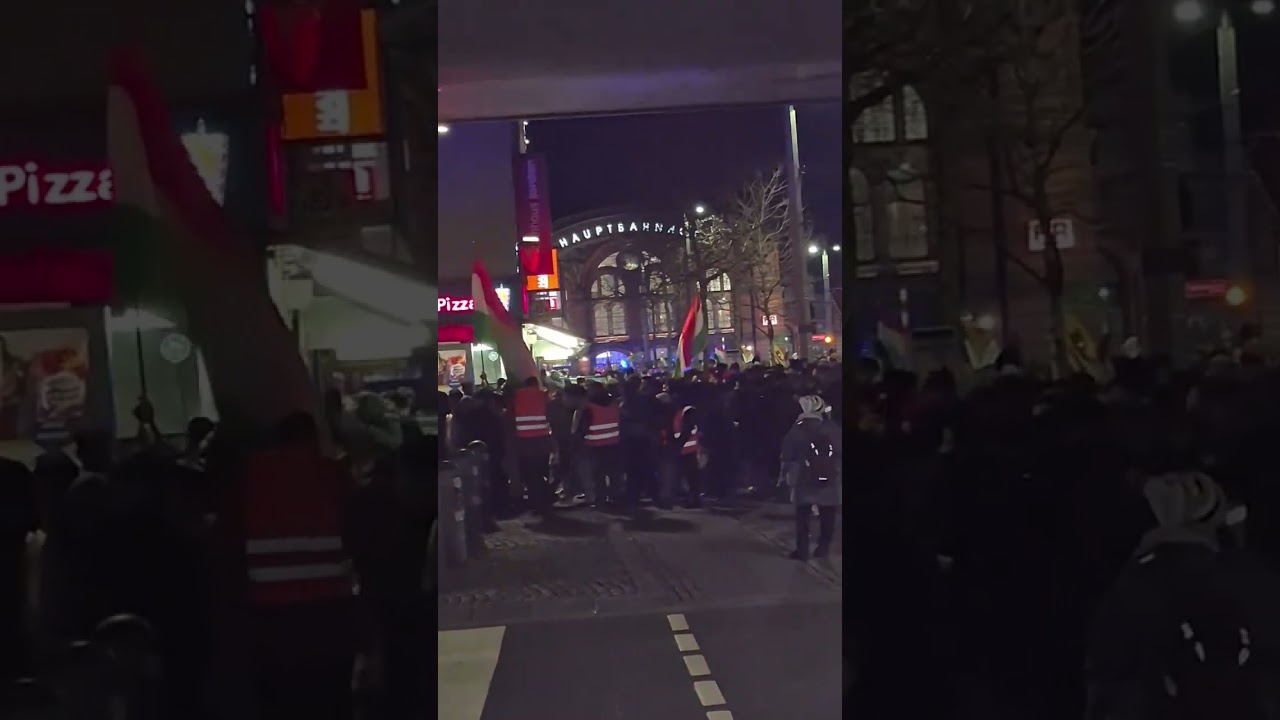 Historic Kurdish Protest in Bremen, Germany | Iraq & Syria Kurds 