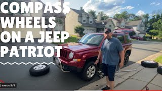 Replacing Jeep Patriot wheels with Jeep Compass wheels