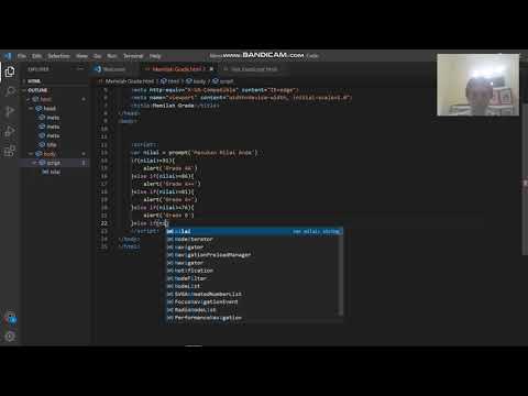 Tugas Video Membuat Range Nilai Menggunakan JavaScript