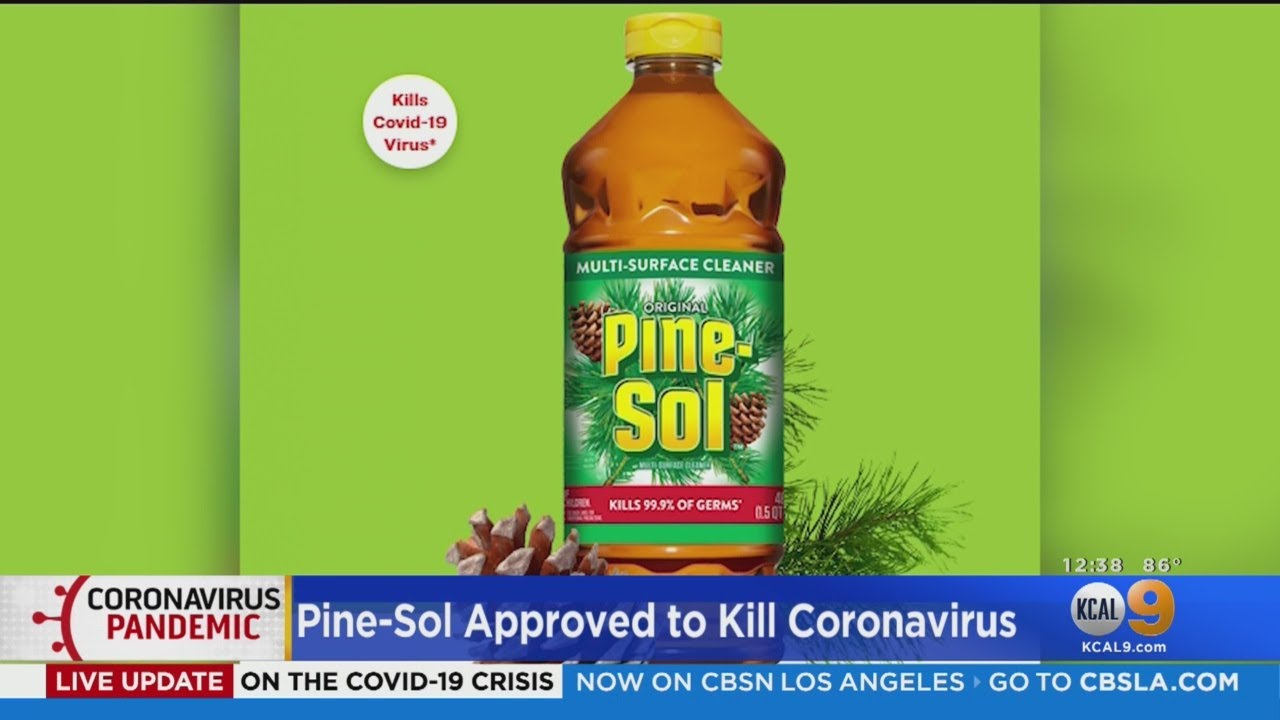 Pine-Sol Added To List Of Disinfectants That Kill COVID-19 - YouTube