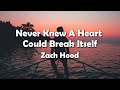 Zach Hood - Never Knew A Heart Could Break Itself (Lyrics)