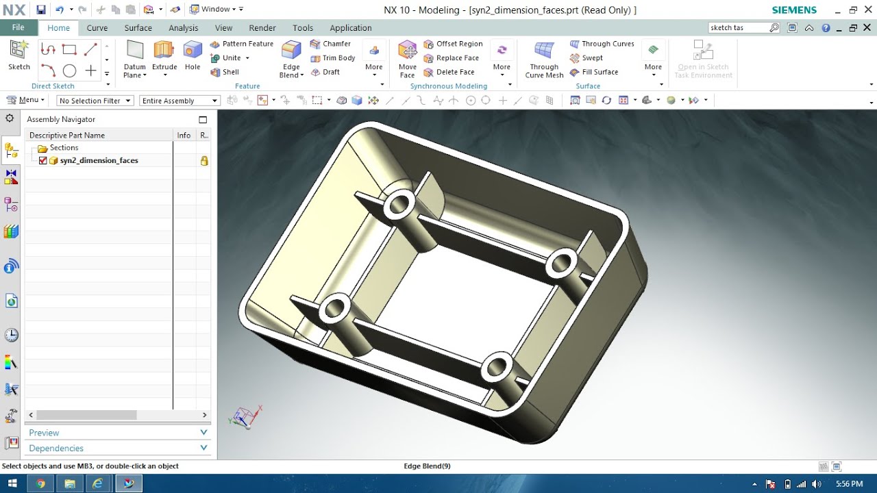 #34 : Direct Dimension in Synchronous Modeling. - YouTube