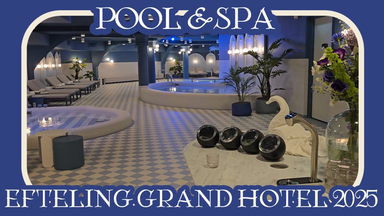 Pool & Spa in de kelder van Efteling Grand Hotel  2025