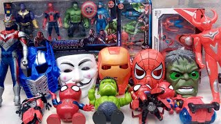 Unboxing 22 Spider-Man, Hulk smash, Captain Amerika, Automan Robot, Thanos, Batman dan Ironman