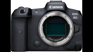 Canon EOS R5 Mirrorless Camera: 45MP, 8K Video