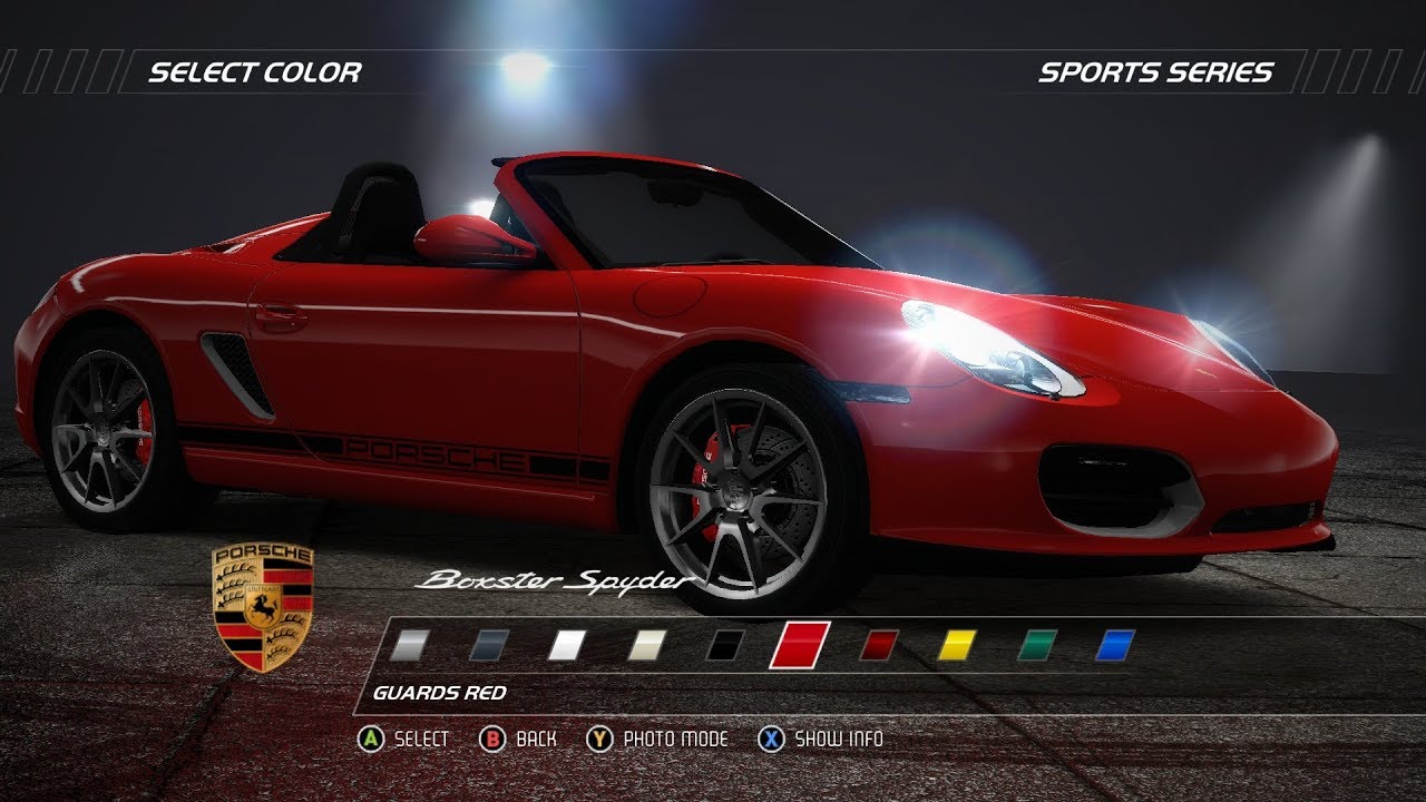 Need for speed porsche настройка машины