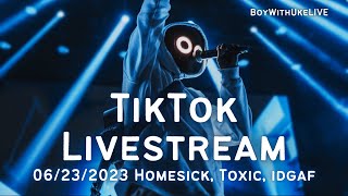 BoyWithUke TikTok Livestream 06/23/2023 (Homesick, Toxic, & More!)