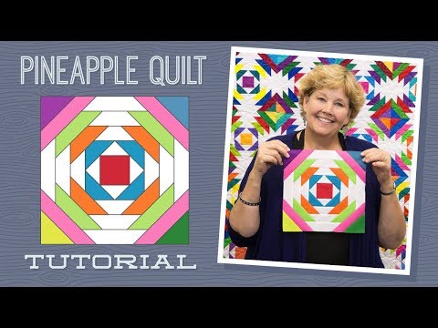 Make a Pineapple Quilt with Jenny Doan of Missouri Star! (Video Tutorial)