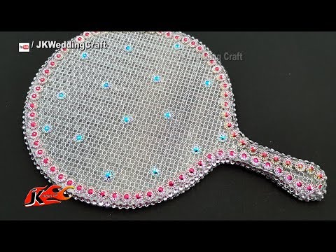 DIY Decorate Hand Fan | Akshay Tritiya Craft | JK Wedding Craft 147