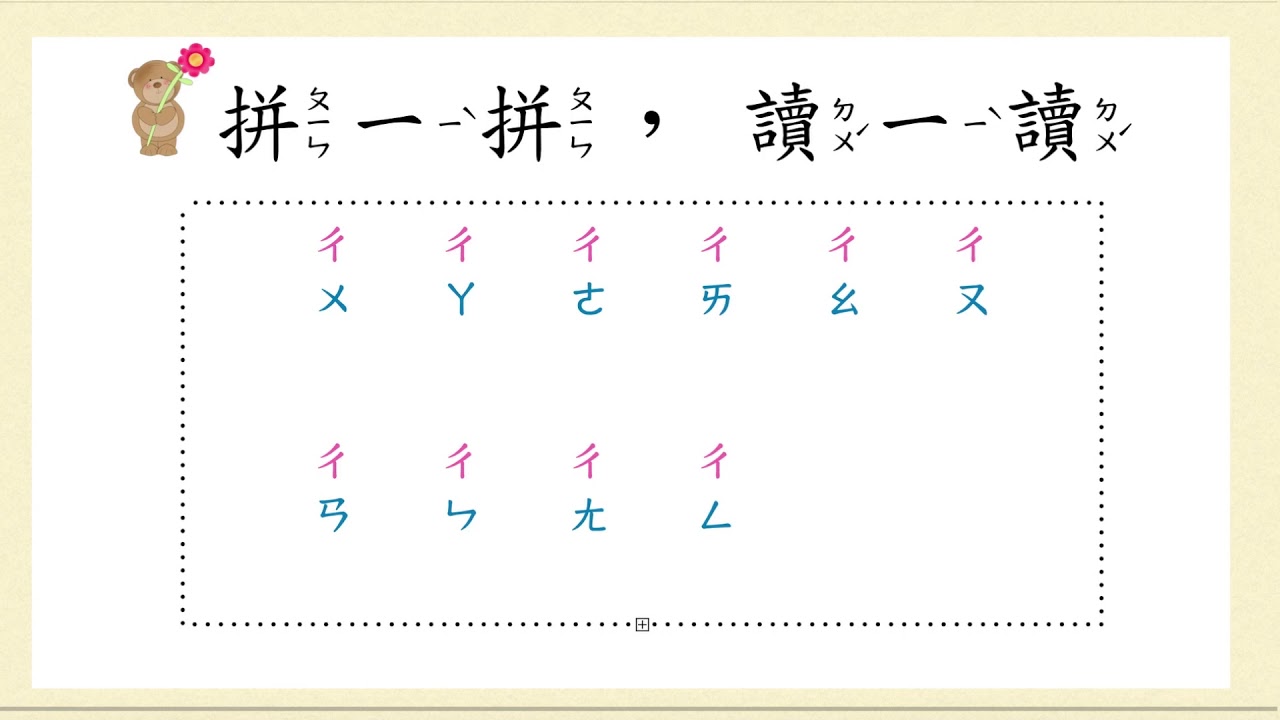 注音符號拼音練習16【ㄔ】(traditional Chinese)| daily practice - YouTube