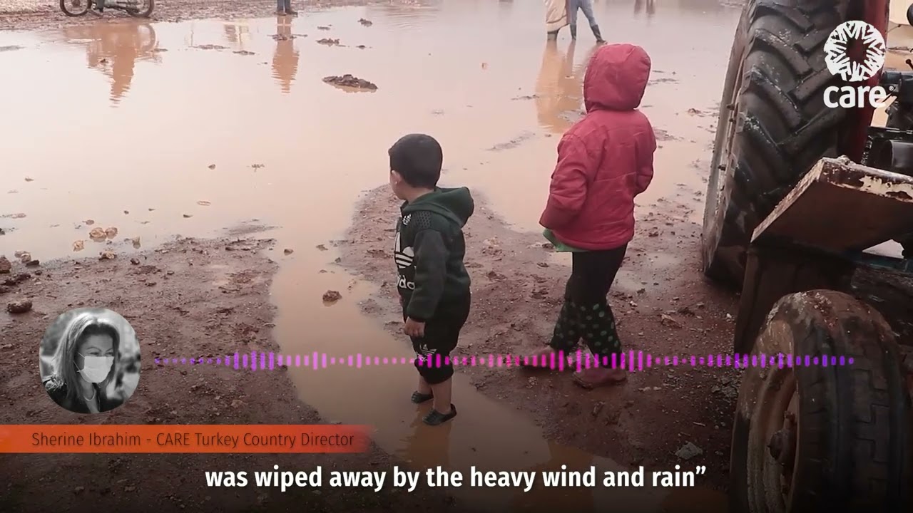 Heavy floods and harsh winter conditions on displaced people in Northwest Syria