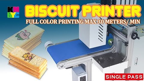 KMBYC High-speed biscuit digital color printer with a speed of 30 meters per minute