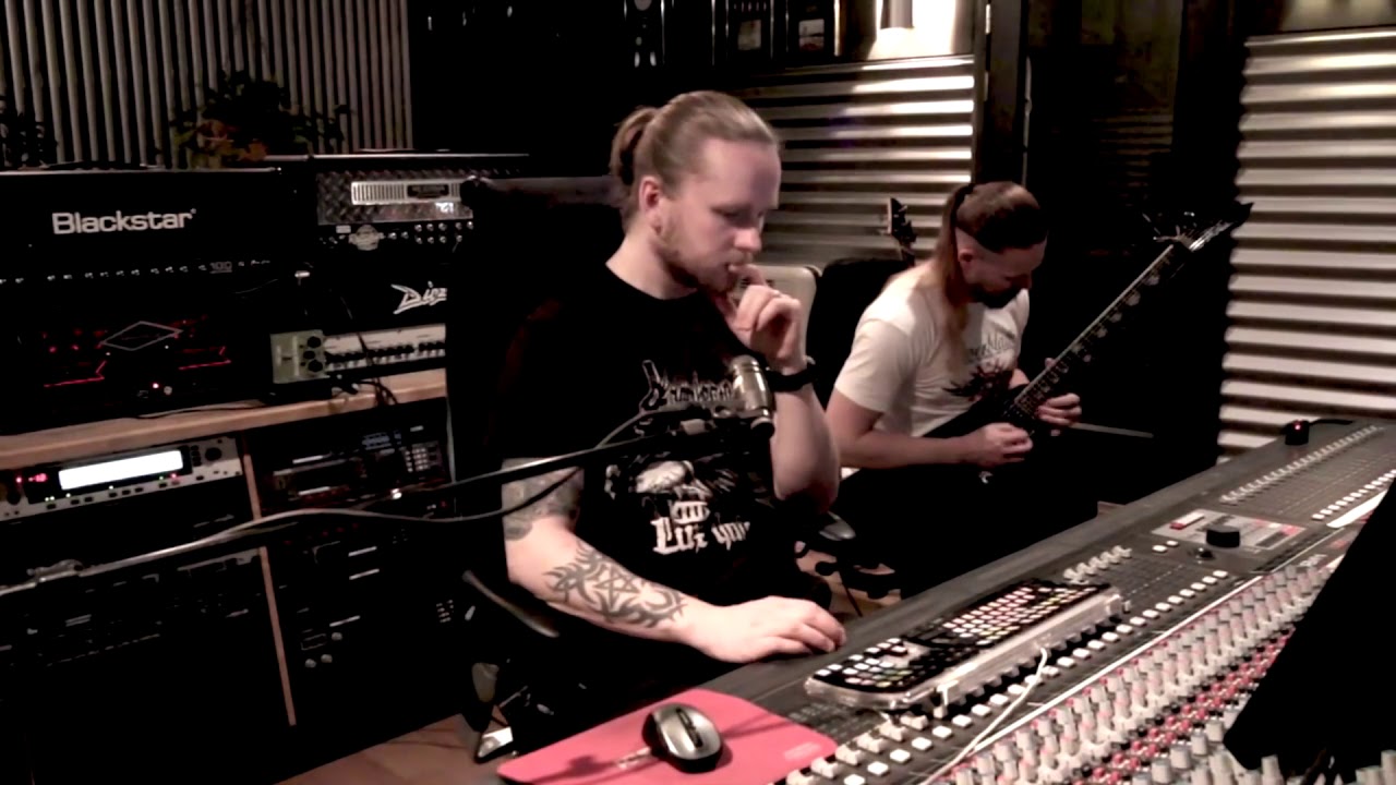 Wolfheart - Tyhjyys solo recording session @ Petrax Hollola